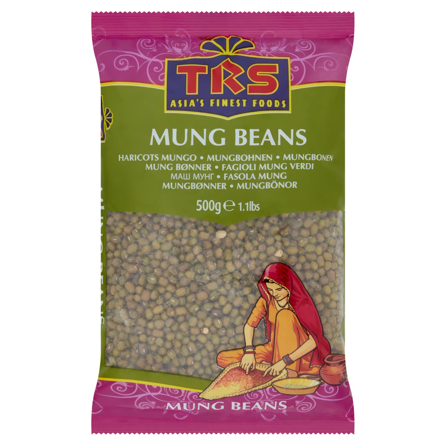TRS Ganze grüne Mungbohnen (Green Moong)